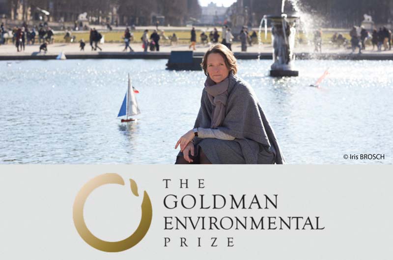 Claire Nouvian reçoit le prix goldman